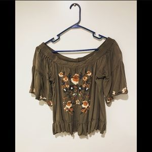 Altar’d State off the shoulder shirt